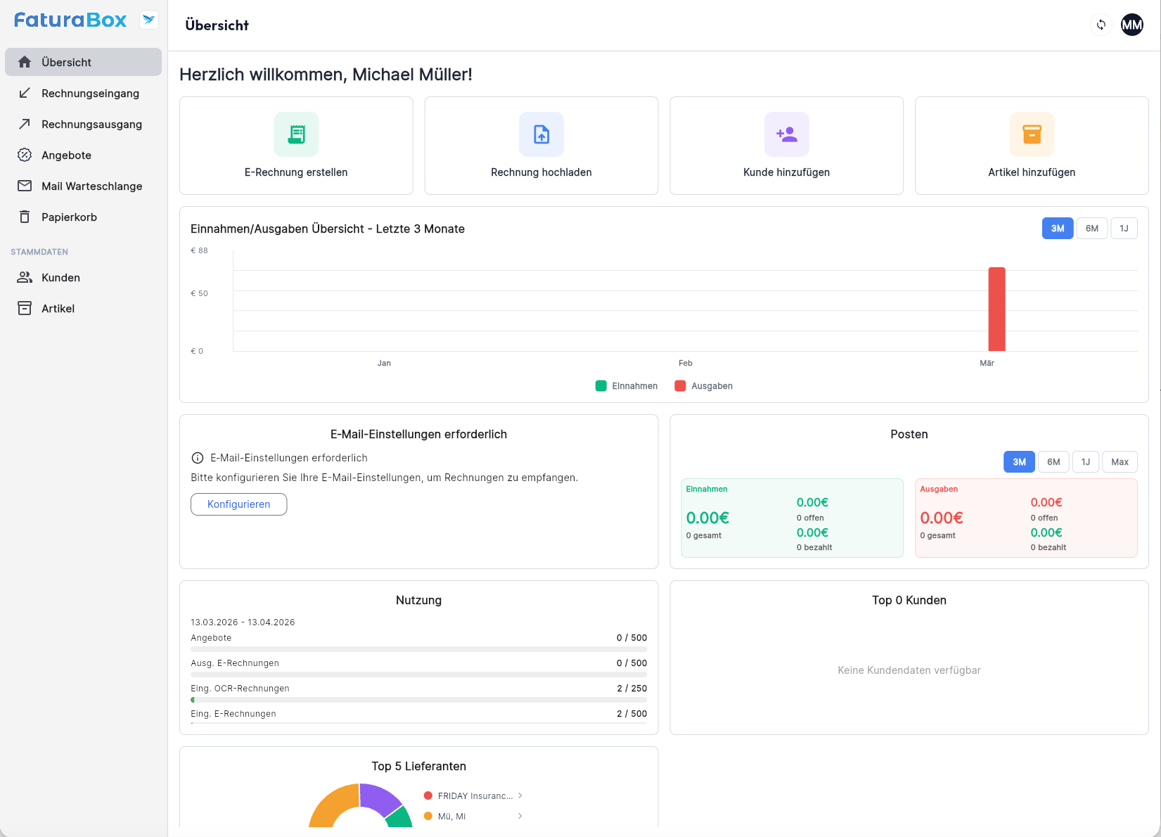 FaturaBox Dashboard
